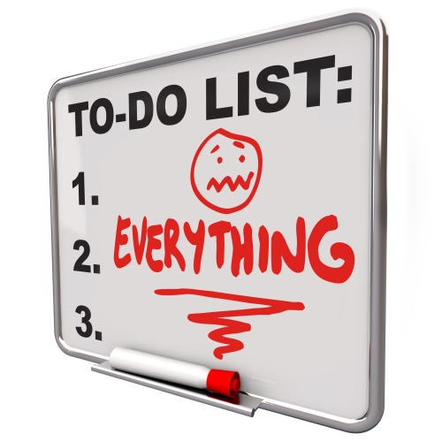 To-Do List Everything Dry Erase Board Overworked Stress